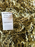 OLIVE BRANCH ~ Rick Rack Trim by Lady Dot Creates  3 Cont. Yards  1/2" Wide  Hand-Dyed  100% Cotton  Finishing  Craft Project Trim