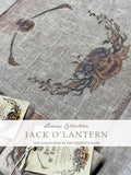 JACK O' LANTERN ~ 40 ct. Linen from The Primitive Hare ~ Approximate Size - 40 x 32 cm