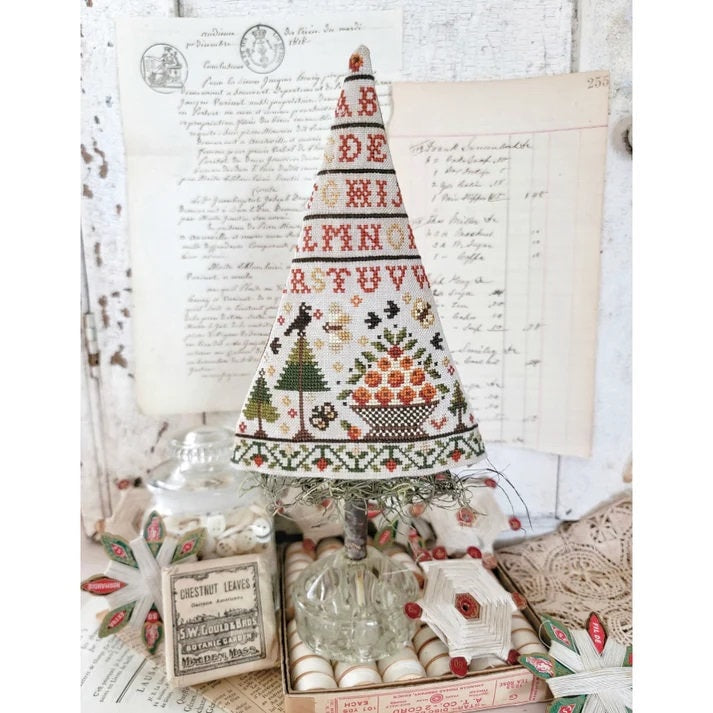 HELLO From Liz Matthews "Sampler Tree" Counted Cross Stitch Pattern, Sampler, Pattern Only