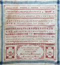Reflets de Soie ~ Eleonore Lenseigne 1887 ~ Counted Cross Stitch Pattern, Chart, Antique French Sampler Reproduction, Pattern Only