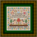 Natalia's Fine Needlework  "Margaret Nelson 1821"  Counted Cross Stitch Chart  Antique Reproduction Sampler  Pattern Only