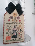 TRALALA "Petite Sorciere" Counted Cross Stitch Pattern, Autumn, Halloween, Witch, Primitive Decor, Folk Art, PATTERN ONLY