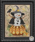 Cottage Garden Samplings "THE WITCH" Cross Stitch Pattern - The Snowman Collector Series #11, Chart, Pattern Only