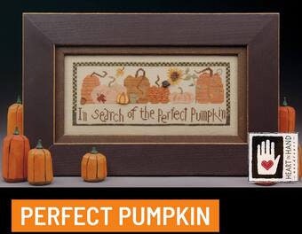 HEART IN HAND "Doodles: Thanksgiving"  Counted Cross Stitch Pattern plus Beads  Thankful, Autumn, Pumpkin, Turkey, Pattern Only