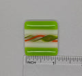 BEAU VERRE ART "Fused Glass Needle Minder"  Fused Glass  Magnet  Beautiful Colors & Movement, Needleminder  One-of-a-Kind, Handcrafted