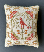 KATHY BARRICK "A Christmas Pin Pillow" Counted Cross Stitch Pattern, Chart, Holiday, Pattern Only