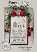 THE PROPER STITCHER "Peace and Joy" Counted Cross Stitch Pattern, Chart, Christmas, Sampler, Holiday Decor, Pattern Only