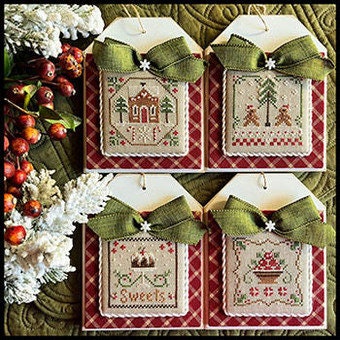 LITTLE HOUSE NEEDLEWORKS "Sweet Petites" Counted Cross Stitch Pattern, Winter, Christmas, Pattern Only