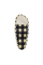 SAJOU Scissor Case Black Checkered - Medium - matt Coated Cotton, Made in France