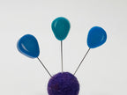 JUST ANOTHER BUTTON Company "Pin-Mini" Choose Your Style - Pins" 3-pc. Set, Pin Embellishments, Stainless Steel Pins