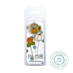 JUST ANOTHER BUTTON Co. "Pin-Mini: Pumpkin Spice" Pincushion Pin Embellishments, Limited Edition, Stainless Steel Pins, Assort. of 3, jpm541