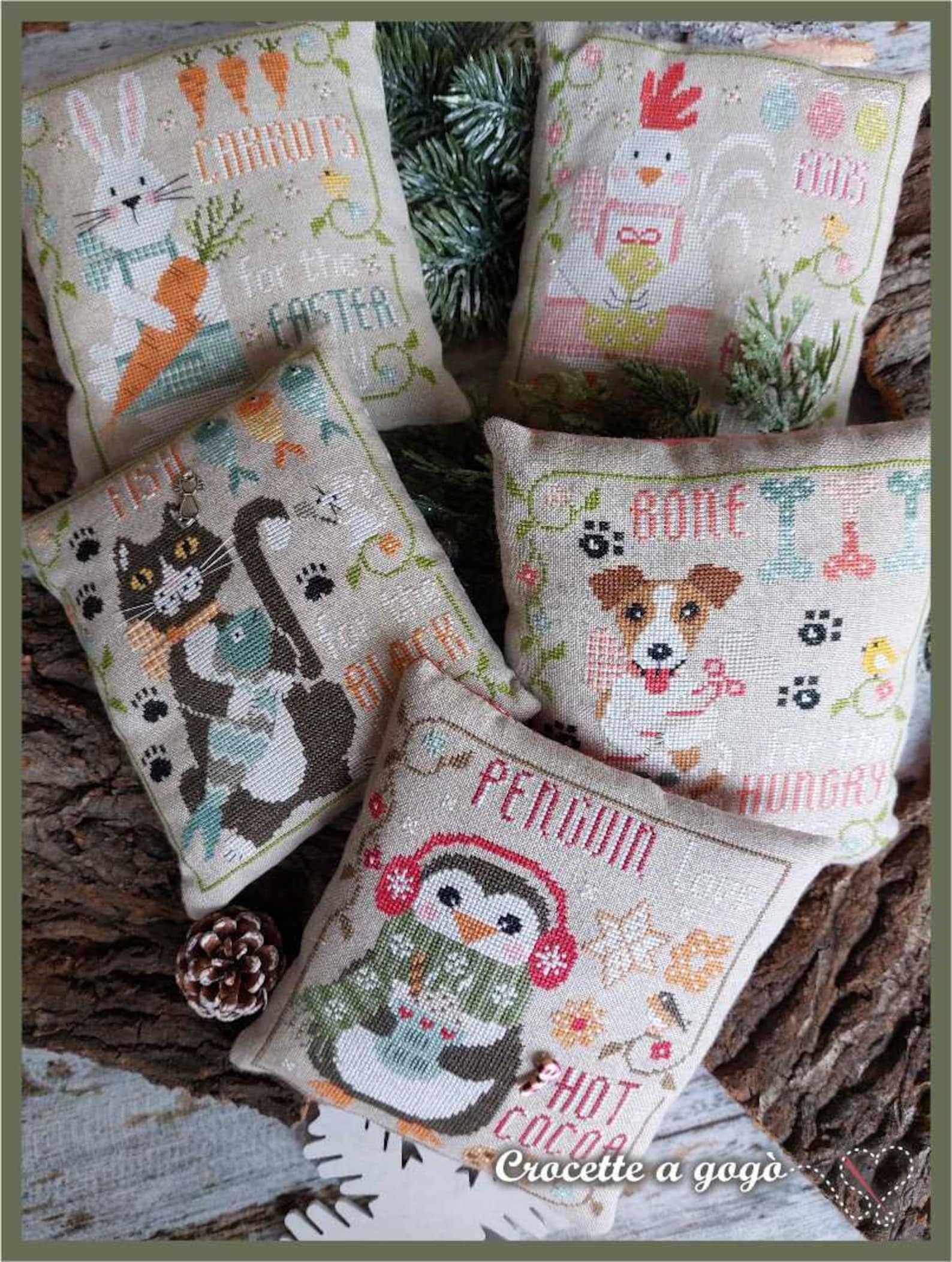 The Little Penguin! by CROCETTE A GOGO  Counted Cross Stitch Pattern  Christmas, Love, Hot Cocoa, Holidays, Winter, Pattern Only