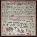 Reflets de Soie ~ Angela Rafuls 1875 ~ Counted Cross Stitch Pattern, Chart, Spanish Sampler Reproduction, Pattern Only
