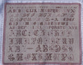 Reflets de Soie ~ Rose Chocolate ~ Counted Cross Stitch Pattern, Chart, Antique French Sampler Reproduction, Pattern Only