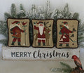 SANTAS REVISITED XI ~ The 2009, 2011 & 2016 Schooler Santas by Prairie Schooler Counted Cross Stitch Pattern, Hoffman Reprint, Book No. 216