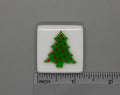 BEAU VERRE ART "Christmas Tree Fused Glass Needle Minder"  Magnet  Needleminder  One-of-a-Kind Handcrafted