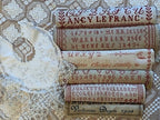 Reflets de Soie ~ Souvenirs d'Ecole 2023 ~ Counted Cross Stitch Pattern, Chart, Six Small School Samplers, Pattern Only, 36 Page Booklet