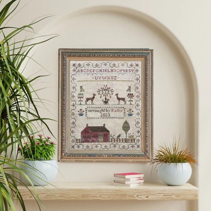 THE WISHING THORN "Kathy's Sampler 2023"  Counted Cross Stitch Pattern  Chart, Pattern Only