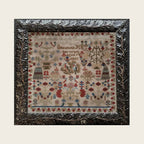 THE WISHING THORN "Elizabeth Hughes 1851"  Counted Cross Stitch Pattern  Chart, Sampler, Pattern Only