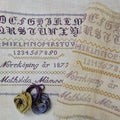 THE WISHING THORN "Mathilda Mansson 1877 Sampler"  Counted Cross Stitch Pattern  Chart, Pattern Only