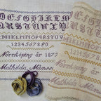 THE WISHING THORN "Mathilda Mansson 1877 Sampler"  Counted Cross Stitch Pattern  Chart, Pattern Only