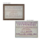 THE WISHING THORN "Mathilda Mansson 1877 Sampler"  Counted Cross Stitch Pattern  Chart, Pattern Only