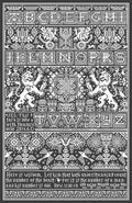LONG DOG SAMPLERS "The Beast"  Counted Cross Stitch Pattern  Mono Geometric Sampler, Pattern Only