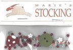 SHEPHERD'S BUSH PRINTWORKS "Marie's Stocking" Cross Stitch Pattern and Charm Pack Included, Christmas, Sampler, Pattern Only