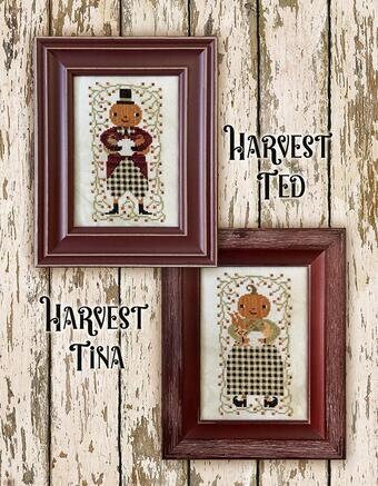 TERESA KOGUT "Hello Autumn  Counted Cross Stitch Patterns  8 Patterns, Pumpkin, Fall, Thanksgiving, Autumn, Leaves, folk art, Booklet