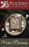 PLUM STREET SAMPLERS "Winter Blessings"  Counted Cross Stitch Pattern  Chart, Christmas, Pattern Only