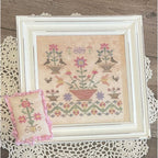 FROM THE HEART "Elizabeth's Spring Basket" Counted Cross Stitch Pattern, Sampler, Pattern Only