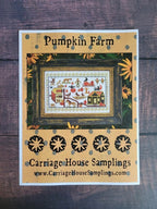CARRIAGE HOUSE SAMPLINGS "Pumpkin Farm"  Counted Cross Stitch Pattern, Chart, Pattern Only