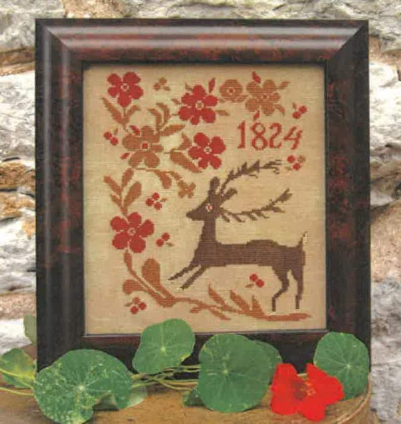 CARRIAGE HOUSE SAMPLINGS "Enchanted"  Counted Cross Stitch Pattern, Chart, Pattern Only