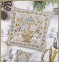 Winter Basket by CROCETTE A GOGO  Counted Cross Stitch Pattern + Clay Button  Christmas, Holidays, Winter, Pattern Only