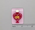 BEAU VERRE ART "Love Potion Fused Glass Needle Minder"  Magnet  Needleminder  One-of-a-Kind Handcrafted 5120