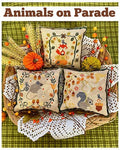 YASMIN'S MADE With LOVE "Animals On Parade" Counted Cross Stitch Pattern, Chart, Fox, Squirrel, Mouse, Pattern Only