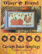 CARRIAGE HOUSE SAMPLINGS "Oliver & Friend"  Counted Cross Stitch Pattern, Chart, Pattern Only