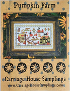 CARRIAGE HOUSE SAMPLINGS "Pumpkin Farm"  Counted Cross Stitch Pattern, Chart, Pattern Only