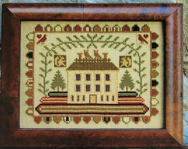 CARRIAGE HOUSE SAMPLINGS "Autumn Blessings" Counted Cross Stitch Pattern, Sampler, Chart, Pattern Only