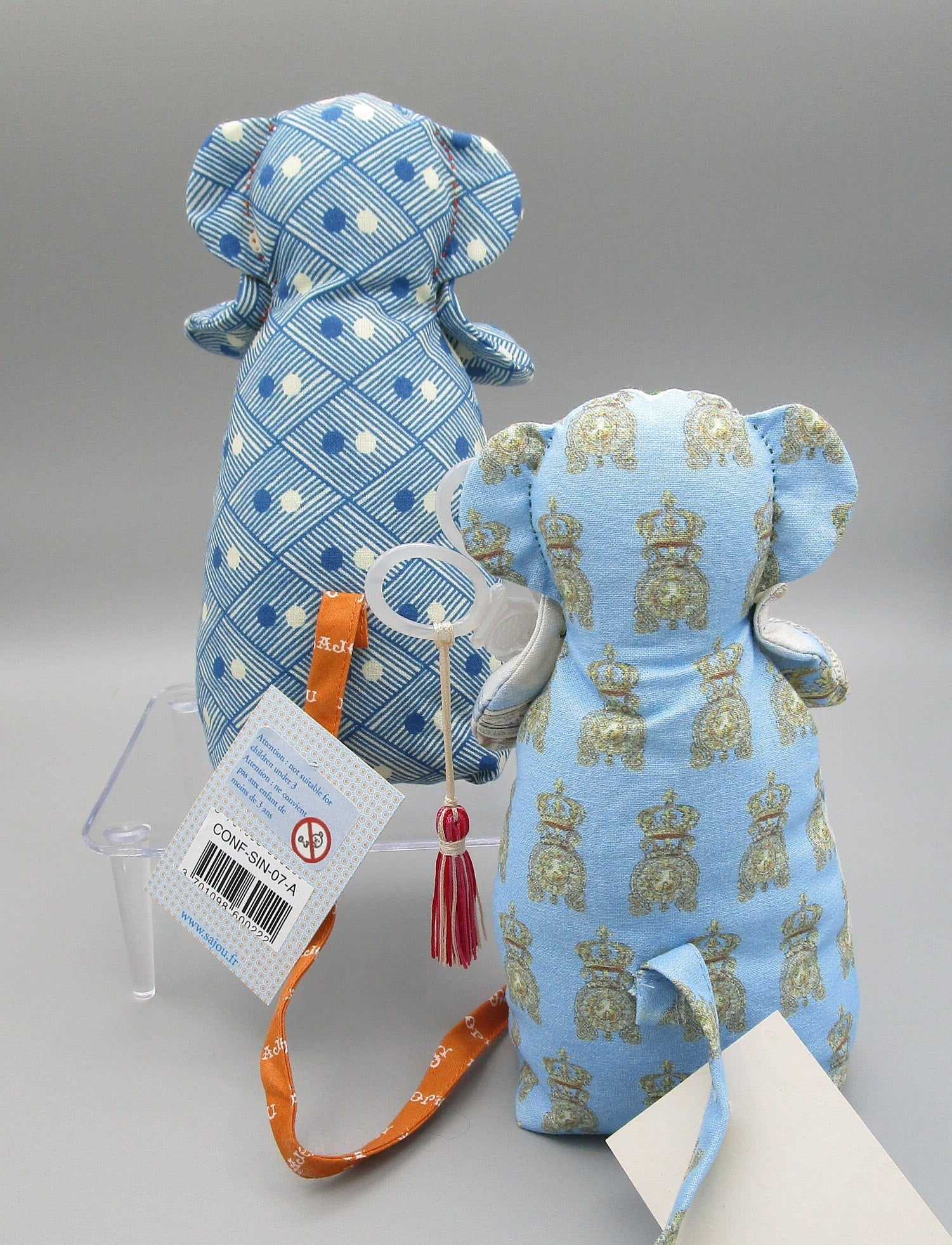 MAISON SAJOU MONKEY  French 100% Premium Cotton Fabric  Handmade in France  Scissor Holder  Kingsland Needle Art