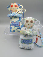 MAISON SAJOU MONKEY  French 100% Premium Cotton Fabric  Handmade in France  Scissor Holder  Kingsland Needle Art