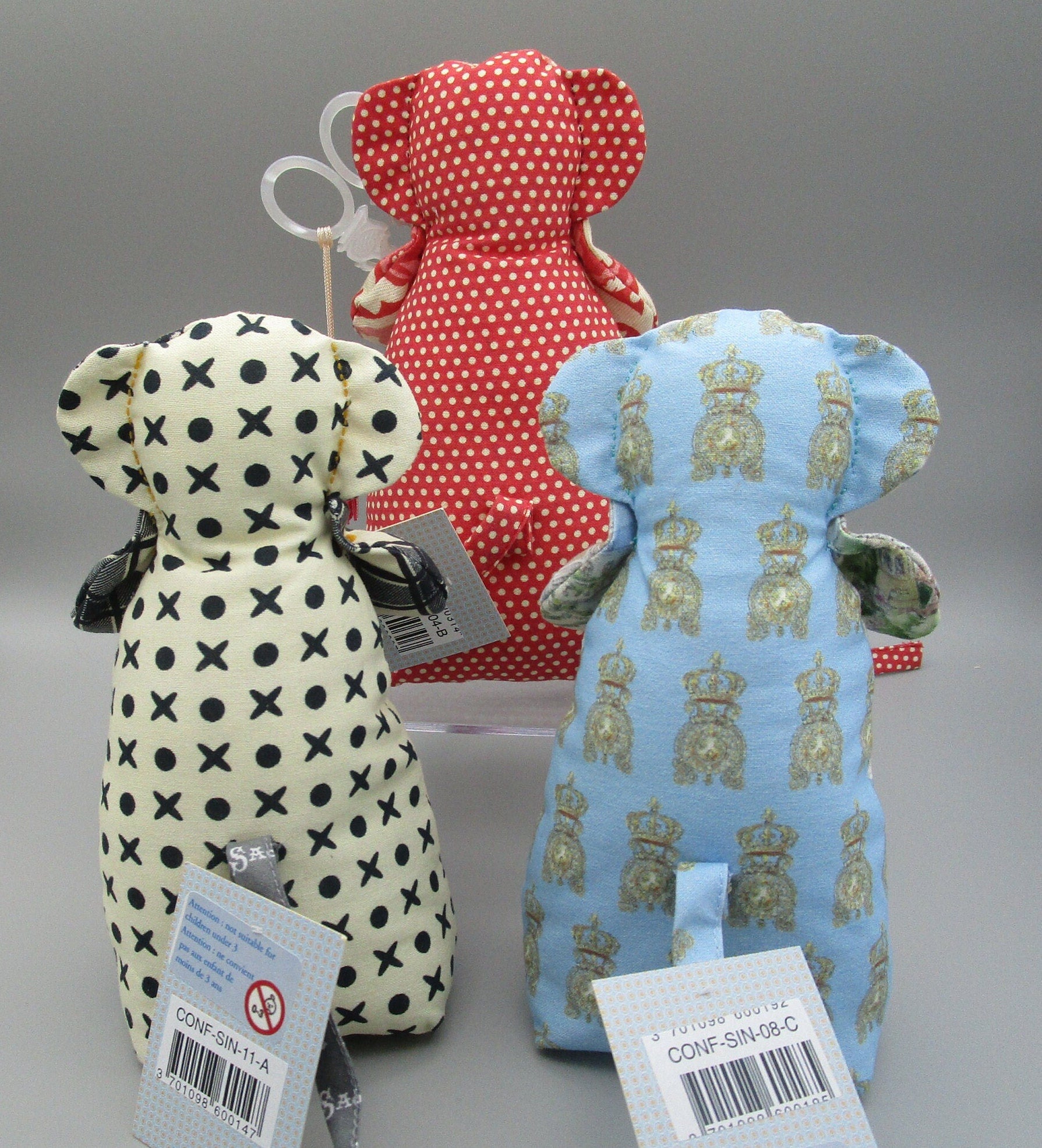 MAISON SAJOU MONKEY  French 100% Premium Cotton Fabric  Handmade in France  Scissor Holder  Kingsland Needle Art