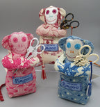 MAISON SAJOU MONKEY  French 100% Premium Cotton Fabric  Handmade in France  Scissor Holder  Kingsland Needle Art