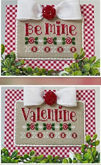 CHERRY HILL STITCHERY "Be Mine, Valentine"  Counted Cross Stitch Pattern  Chart, Valentine, Pattern Only