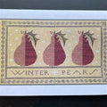 ARTFUL OFFERINGS "Winter Pears" Counted Cross Stitch Pattern, Chart, Pattern Only