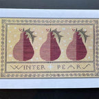 ARTFUL OFFERINGS "Winter Pears" Counted Cross Stitch Pattern, Chart, Pattern Only