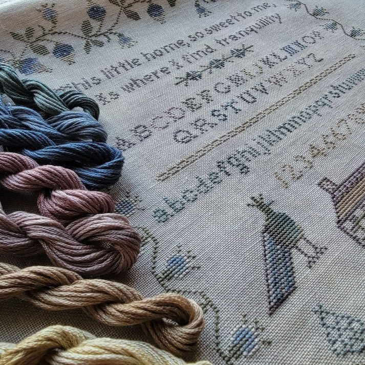 THE WISHING THORN "This Little Home Sampler"  Counted Cross Stitch Pattern  2 Patterns, Pattern Only