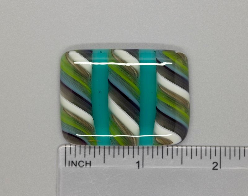 BEAU VERRE ART "Fused Glass Needle Minder"  Magnet  Needleminder  One-of-a-Kind, Handcrafted