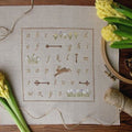PDF INSTANT DOWNLOAD  Blue Bird Needleworks  "Spring Alphabet"  Counted Cross Stitch Pattern  Pattern Only