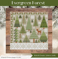 SHANNON CHRISTINE DESIGNS "Evergreen Forest" Counted Cross Stitch Pattern, Chart, Christmas, Pattern Only